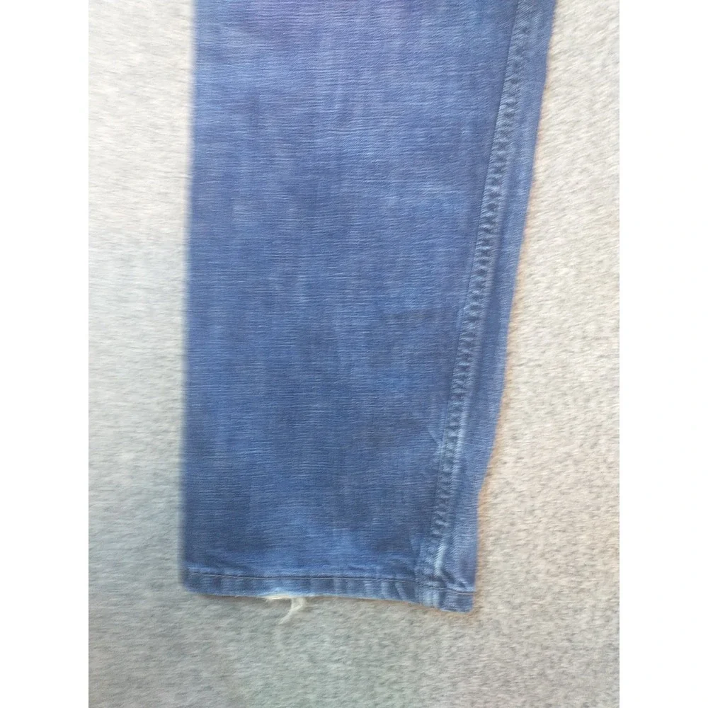 Levi Strauss & Co Mens Blue Straight Leg Denim Jeans 38x29 Medium Wash Mexico